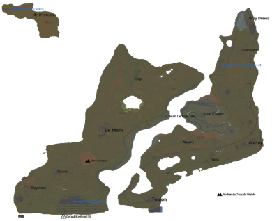 Map of the server